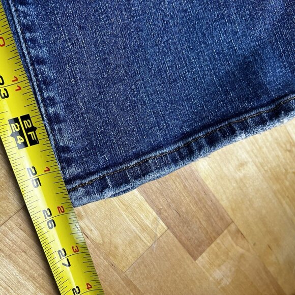 Frame Denim Size 29 Blue Bixby Le Crop Mini Bootcut High Waisted Jeans - Picture 11 of 11